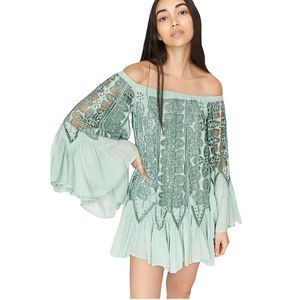 Free People Daisy Cutwork Mini Dress Size Small NWOT